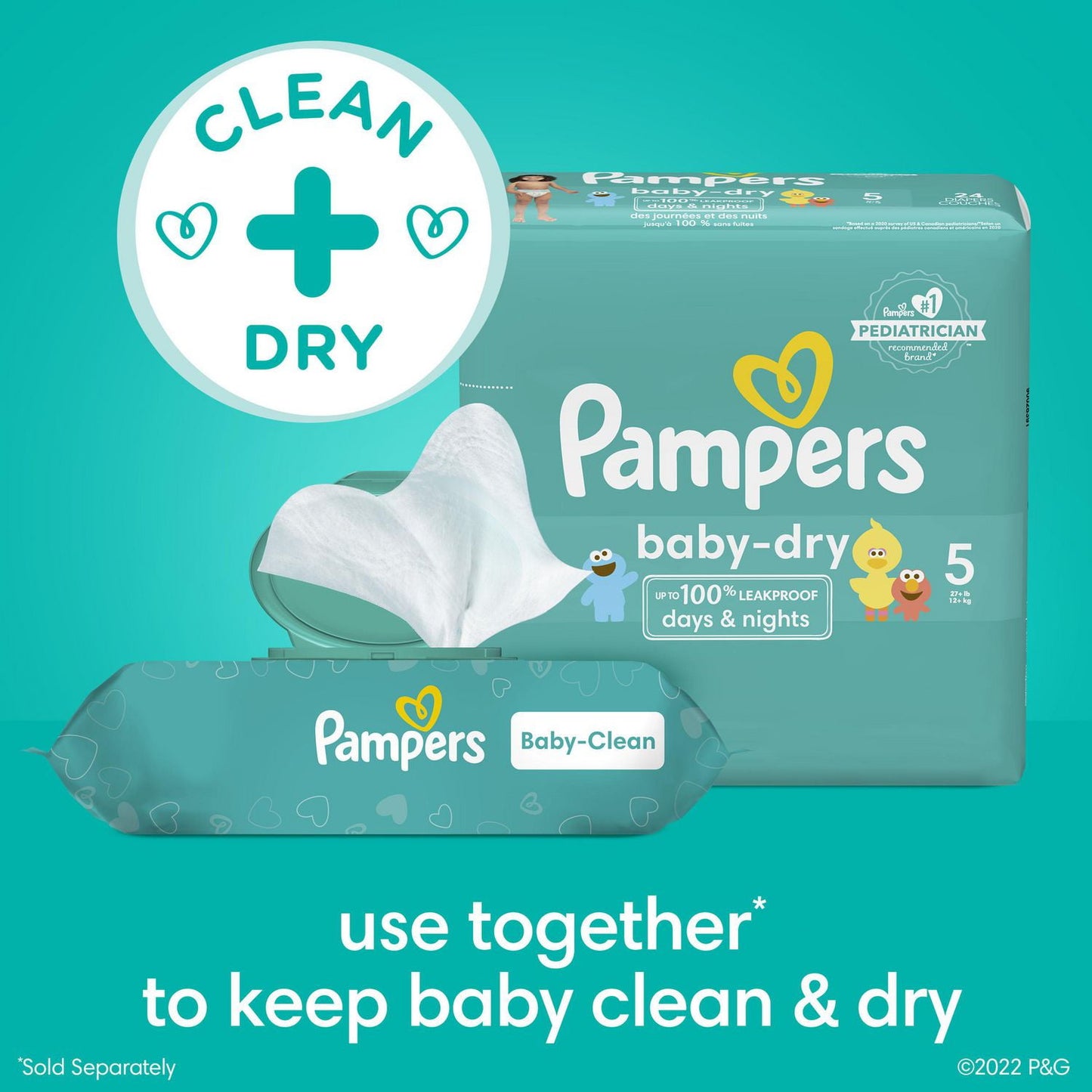 Pampers Baby Clean Wipes