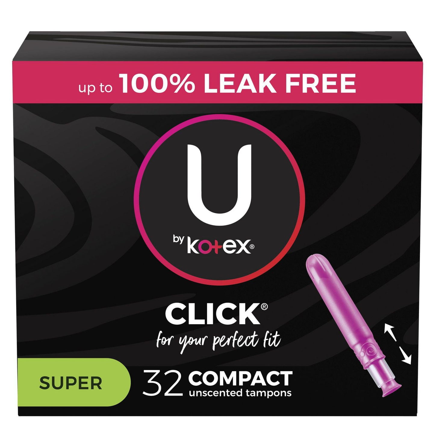 U by Kotex Click Compact Tampons