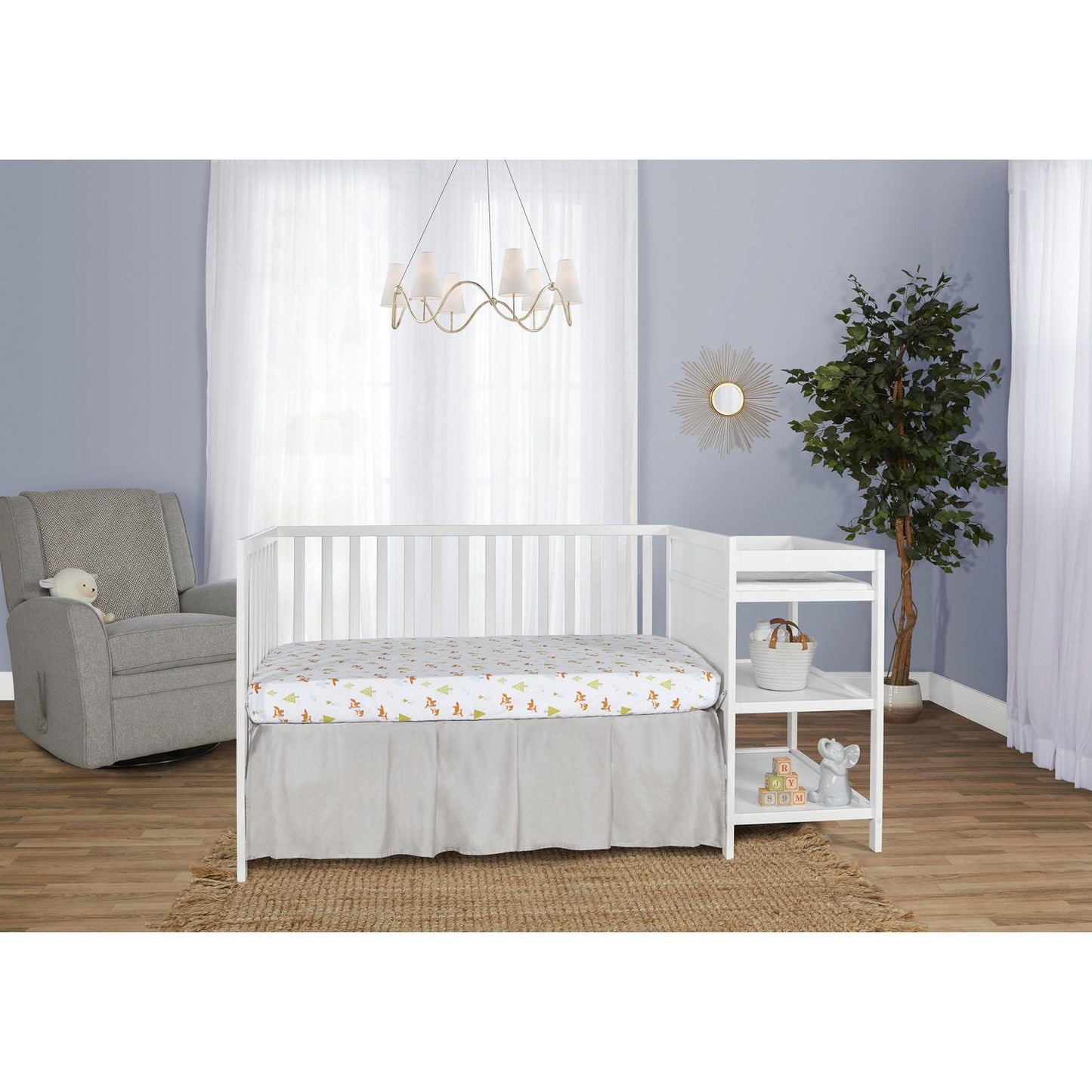 Dream On Me Hamilton 4-in-1 Convertible Crib and Changer