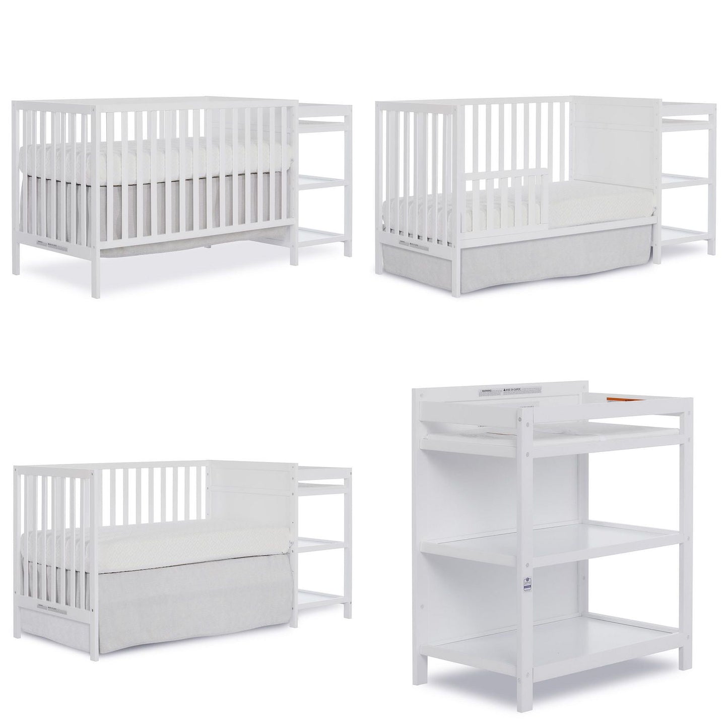 Dream On Me Hamilton 4-in-1 Convertible Crib and Changer