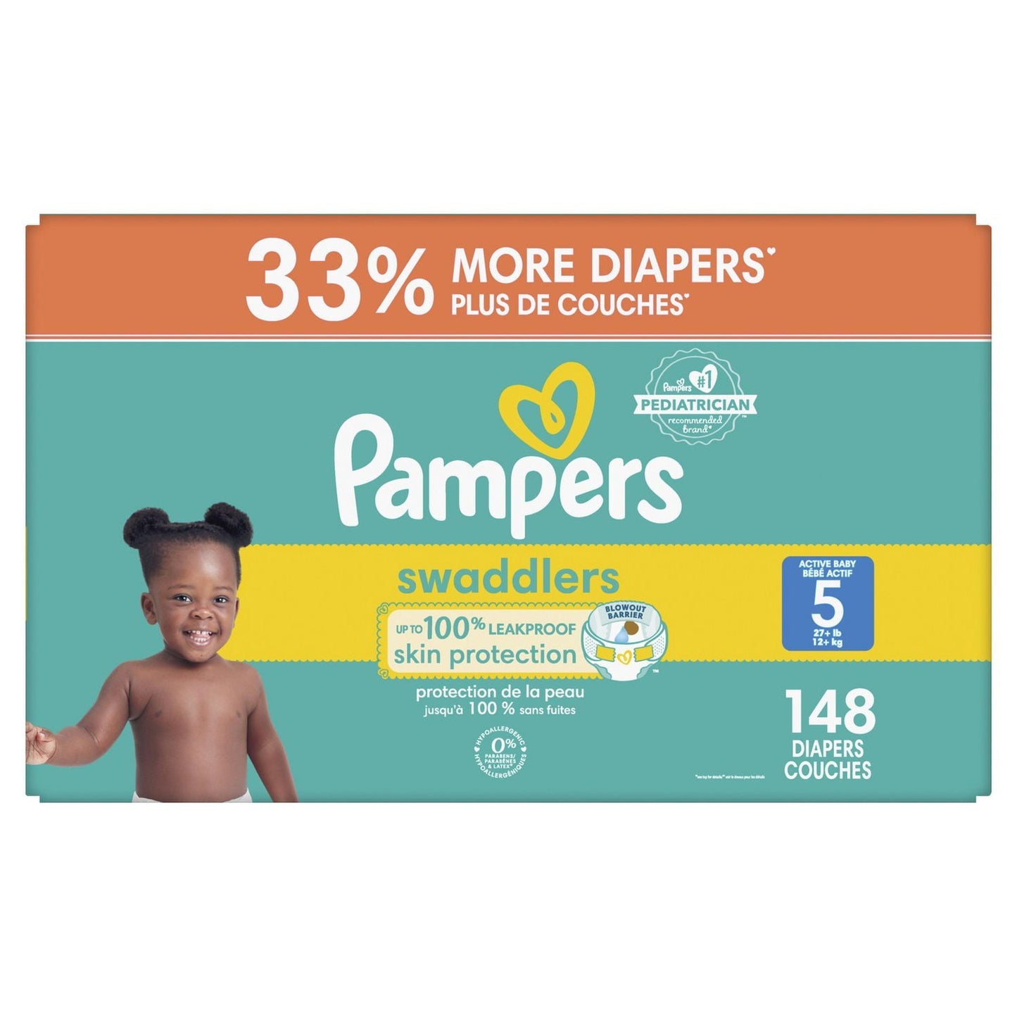 Pampers Diapers + Wipes Bundle (1 Month)