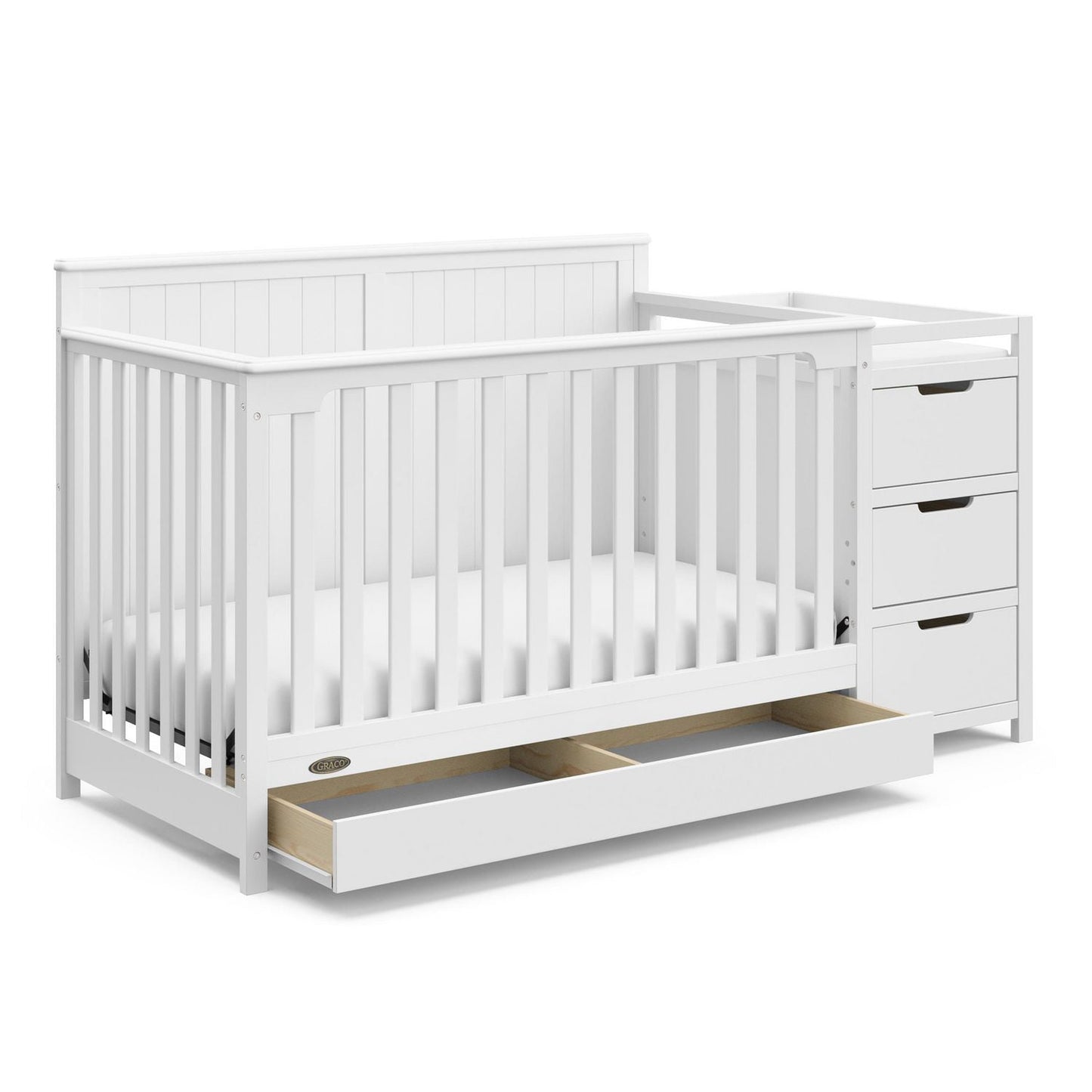 Graco Hadley 5-in-1 Convertible Crib and Changer with Drawer