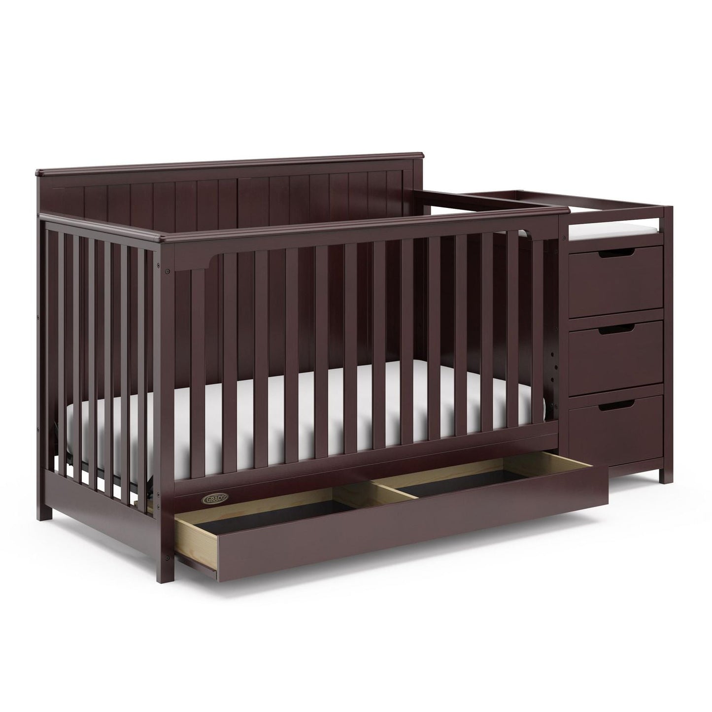 Graco Hadley 5-in-1 Convertible Crib and Changer with Drawer