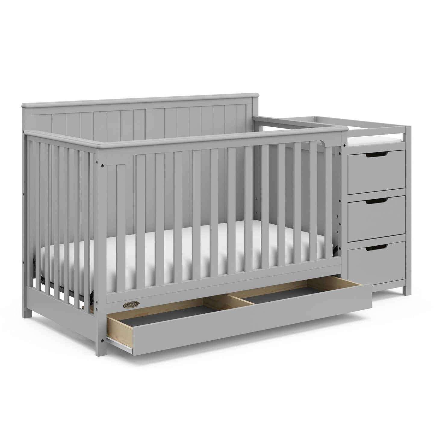 Graco Hadley 5-in-1 Convertible Crib and Changer with Drawer