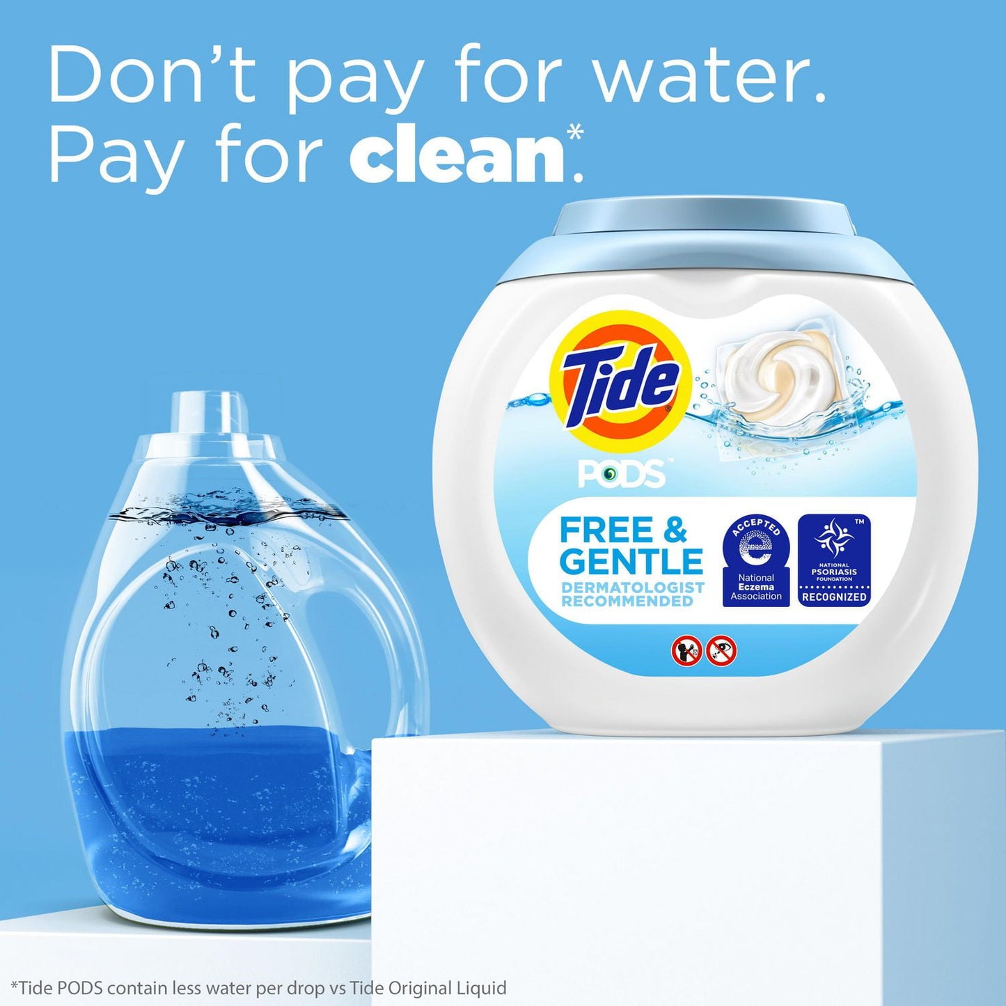 Tide 3-in-1 PODS Free & Gentle