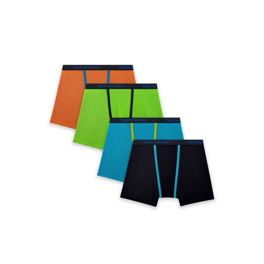 Fruit of the Loom Boy's Breathable Micro Mesh Boxer Briefs