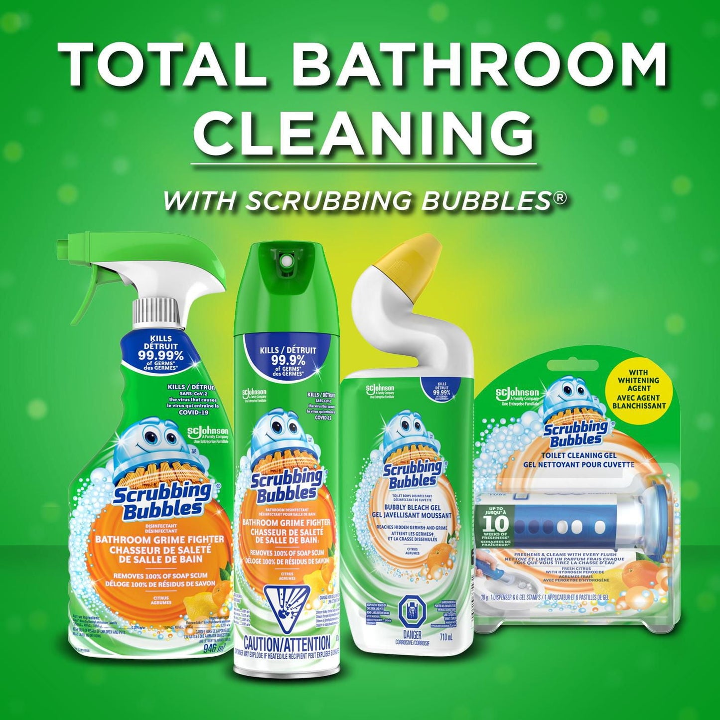 Scrubbing Bubbles® Fresh Gel Stamp Toilet Bowl Cleaner