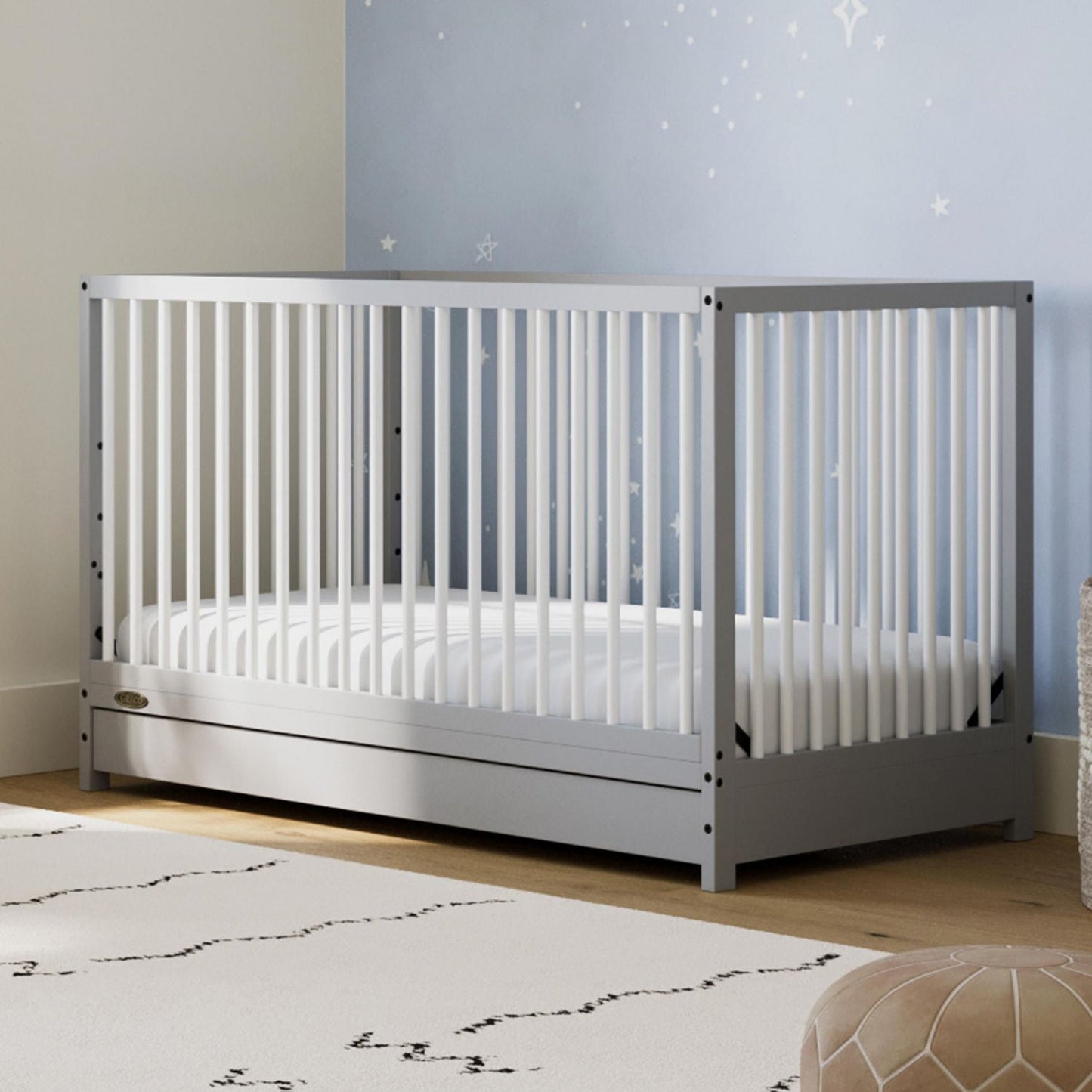 Graco Teddi 5-in-1 Convertible Crib with Drawer