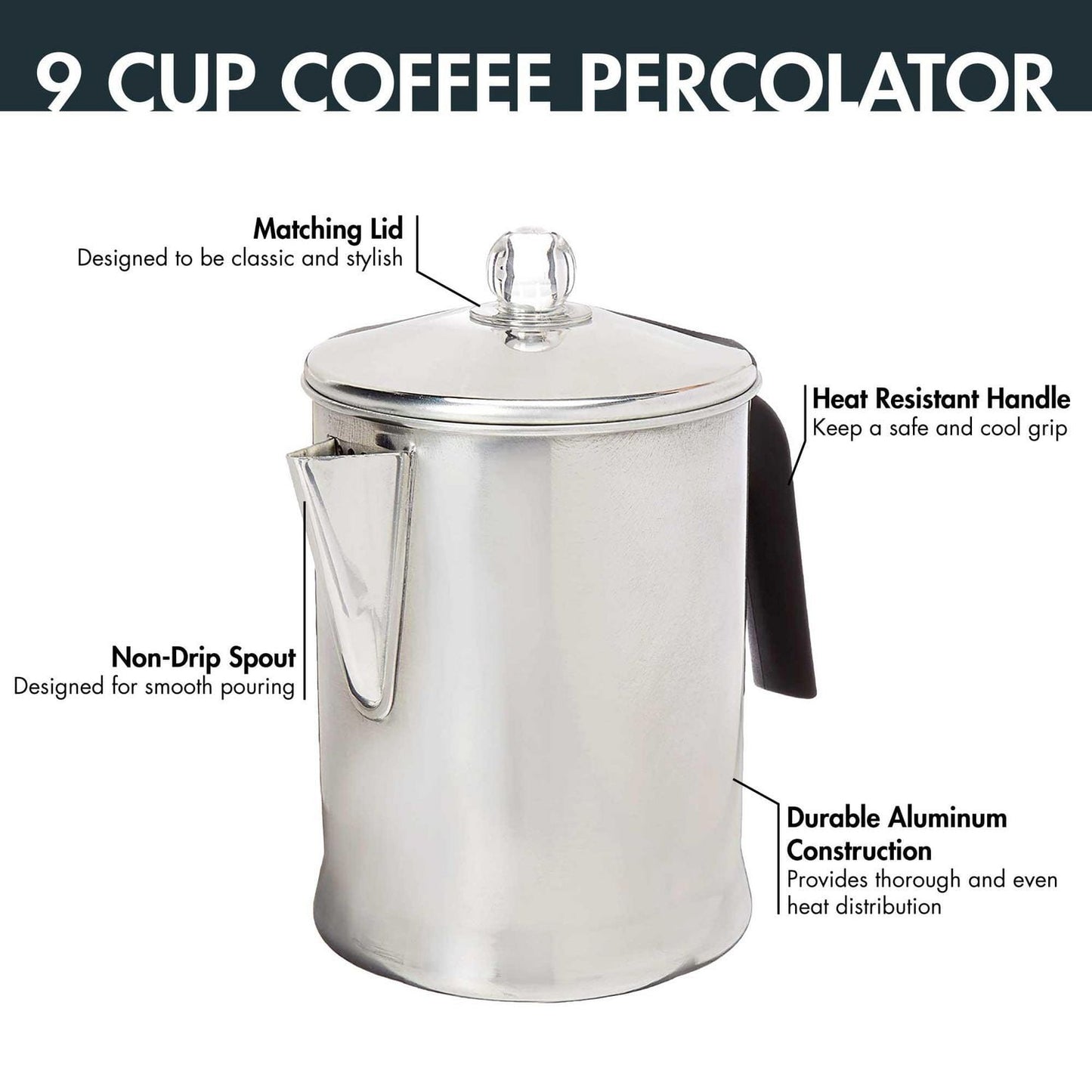 Today by Primula Stovetop Percolator Coffee Pot