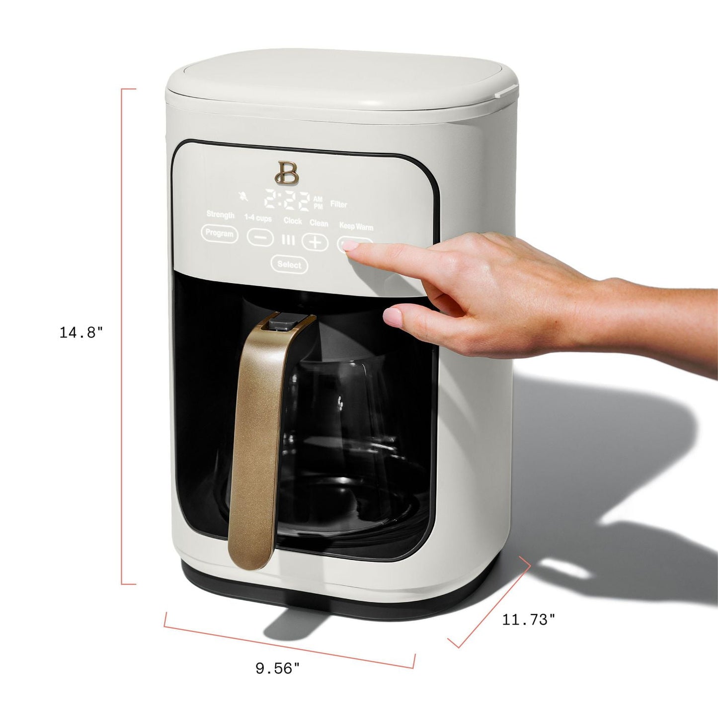 Beautiful Programmable Touchscreen Coffee Maker by Drew Barrymore