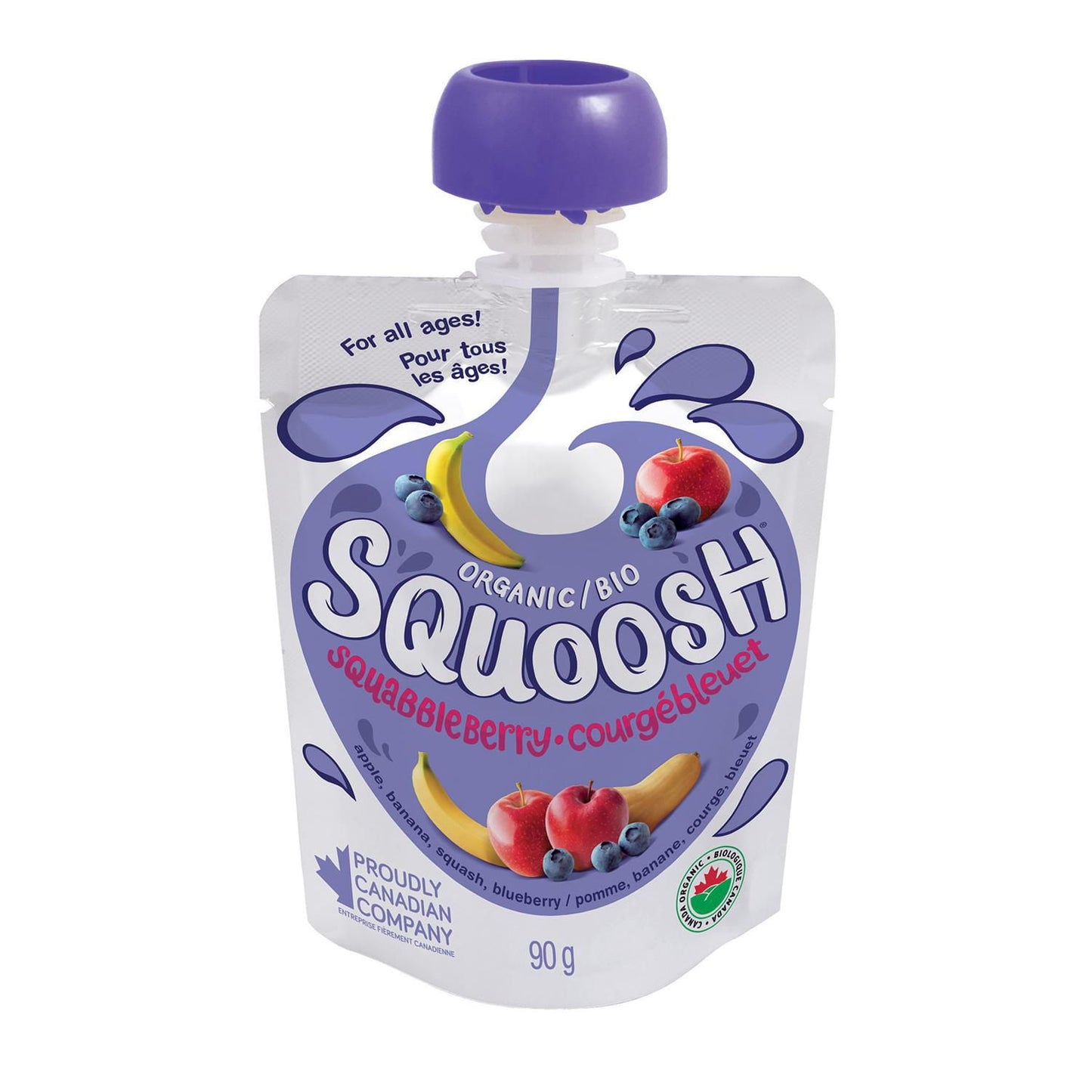 Squoosh Organic Snacks for Kids Purée Pouch