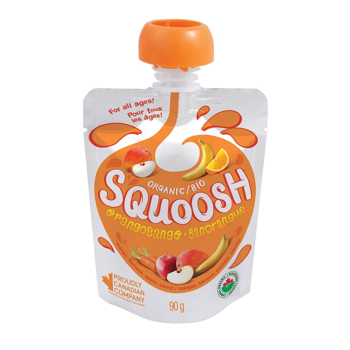 Squoosh Organic Snacks for Kids Purée Pouch