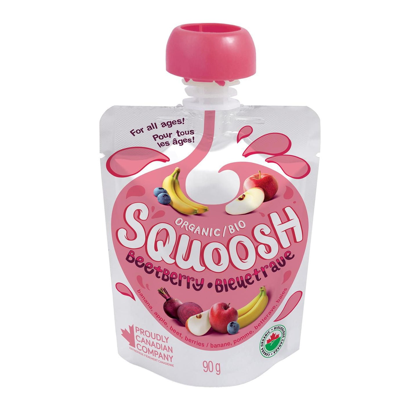 Squoosh Organic Snacks for Kids Purée Pouch