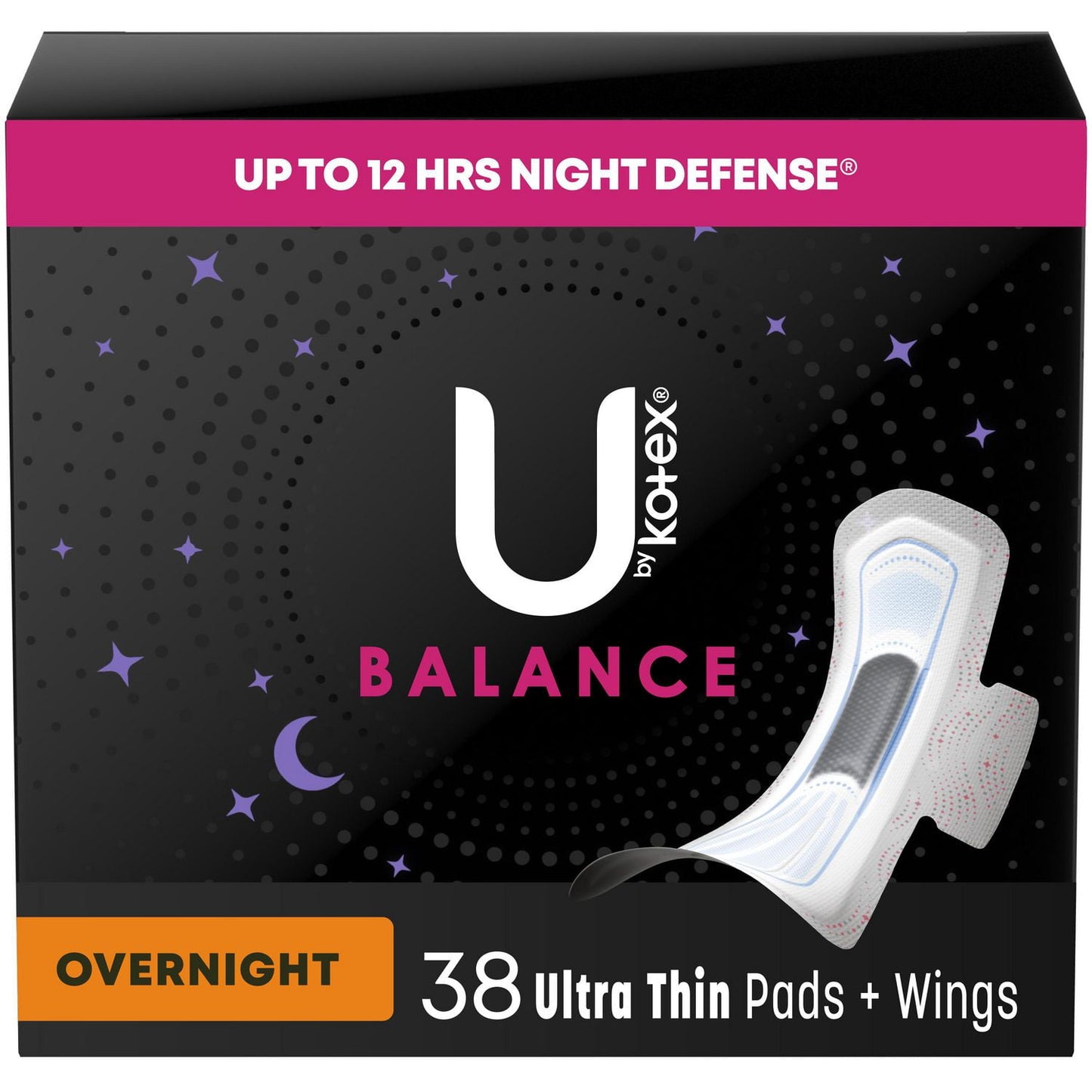 U by Kotex Balance Ultra Thin Pads with Wings