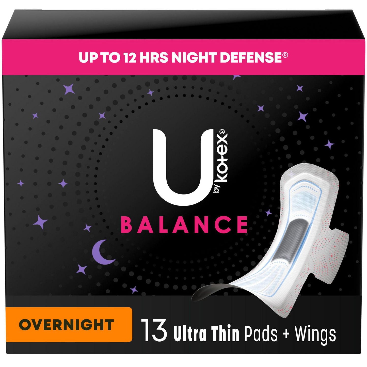 U by Kotex Balance Ultra Thin Pads with Wings