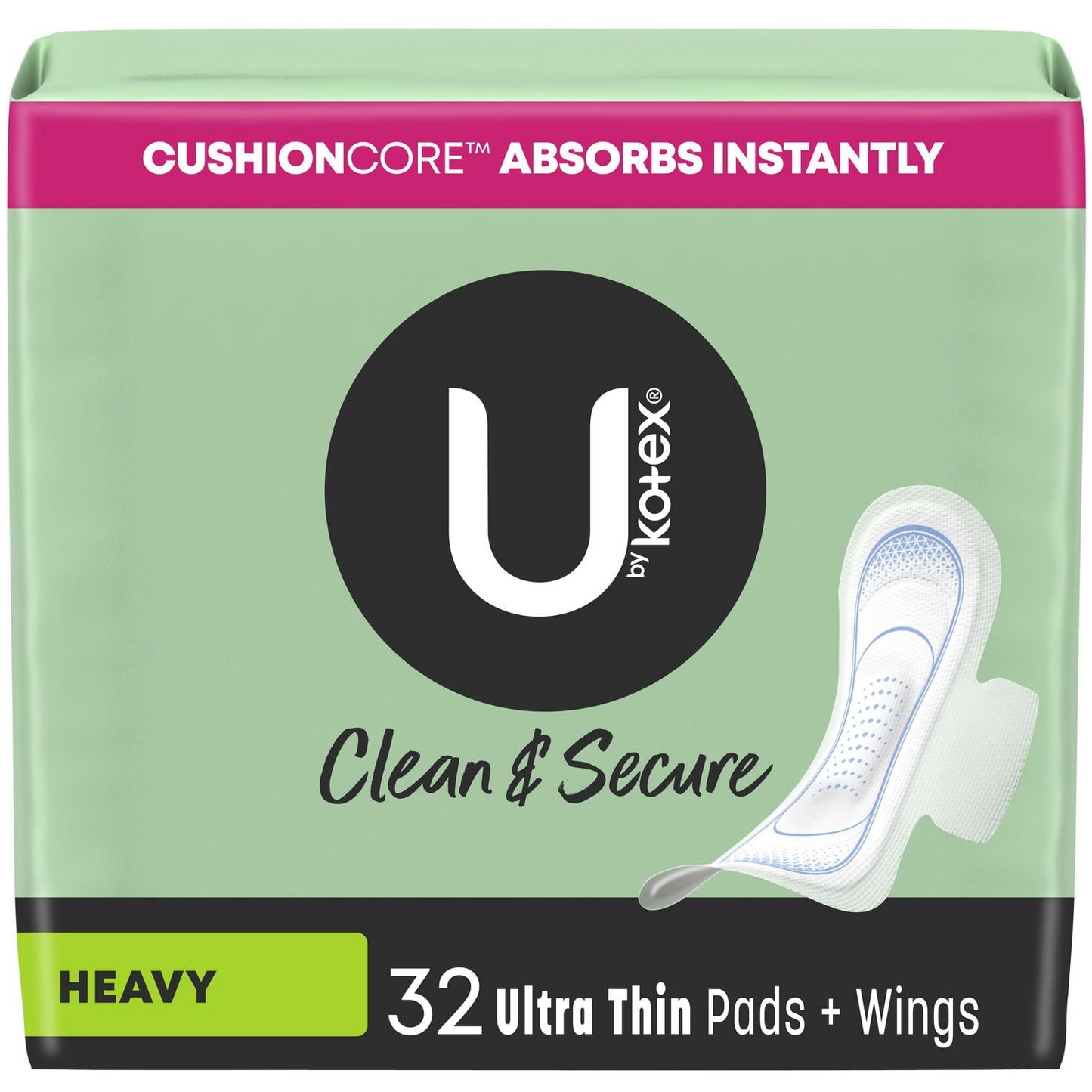 U by Kotex Clean & Secure Ultra Thin Pads