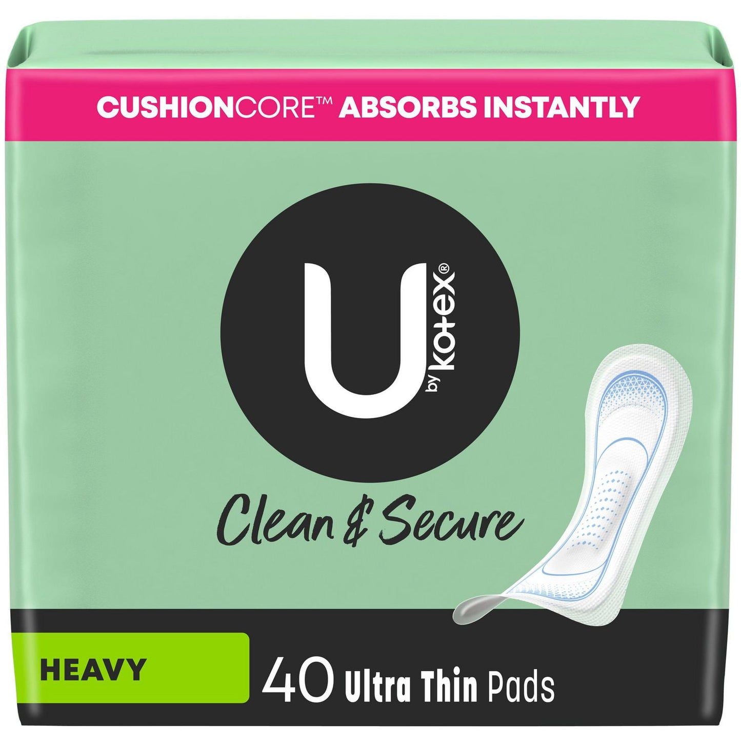 U by Kotex Clean & Secure Ultra Thin Pads