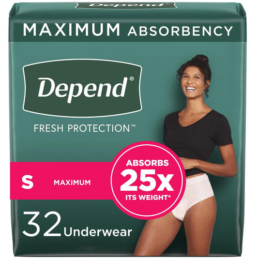 Depend Fresh Protection Adult Incontinence Underwear for Women