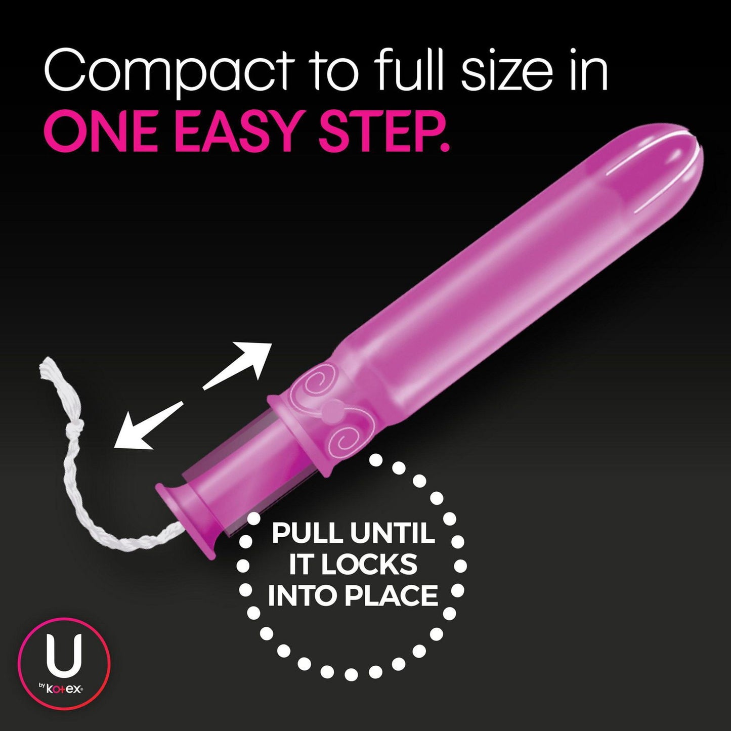 U by Kotex Click Compact Tampons