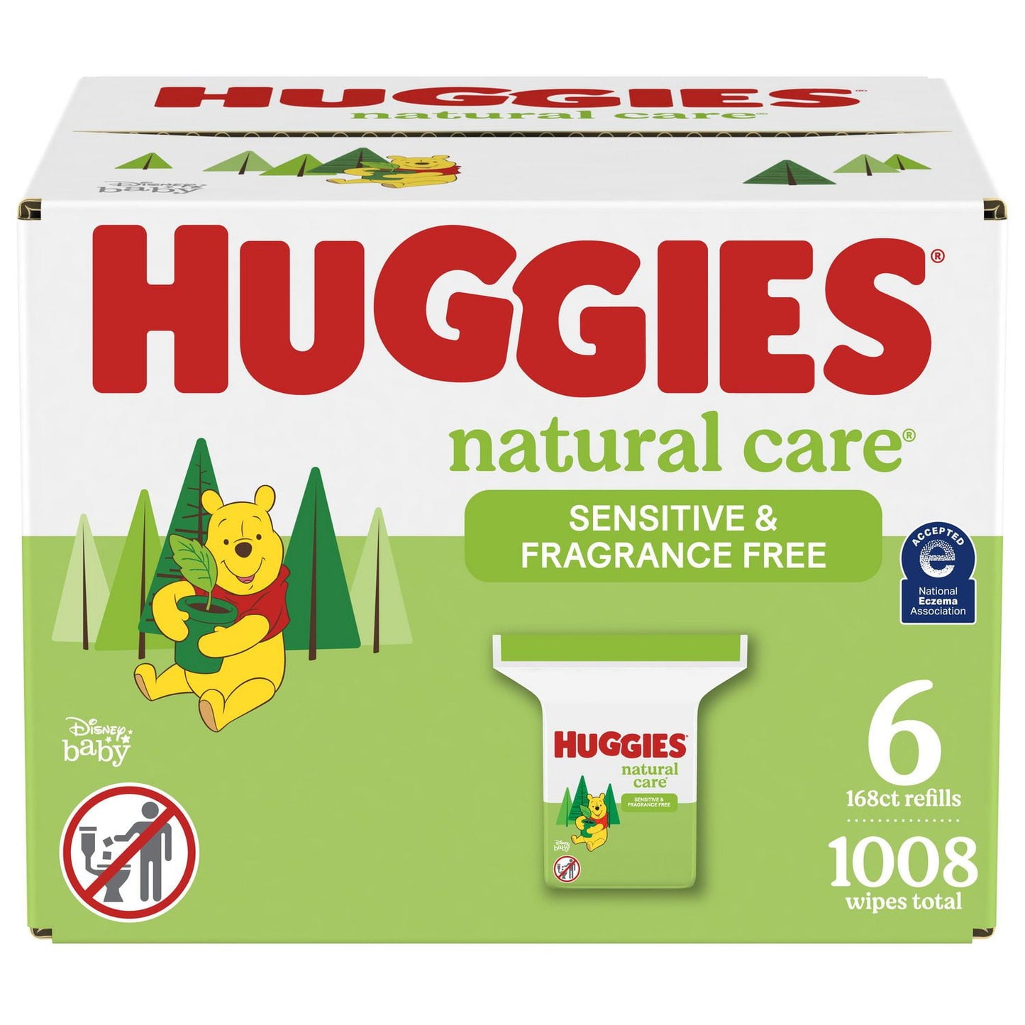 Huggies Natural Care Sensitive Baby Wipes (Refill Packs)