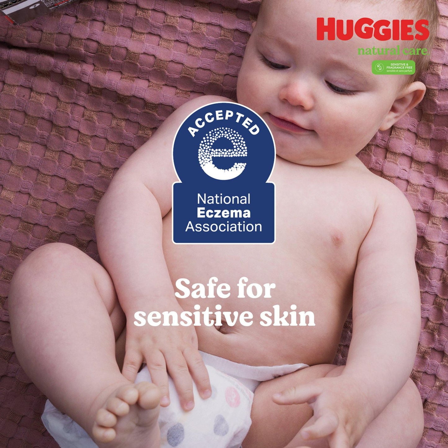 Huggies Natural Care Sensitive Baby Wipes (Refill Packs)