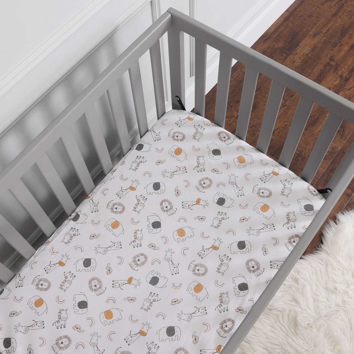 George Baby Jersey Mini Crib Sheets