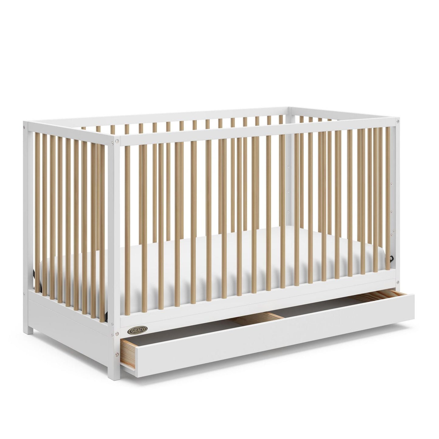 Graco Teddi 5-in-1 Convertible Crib with Drawer