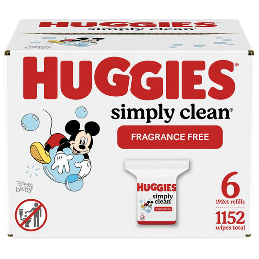 Huggies Simply Clean Baby Wipes (Refill Packs)