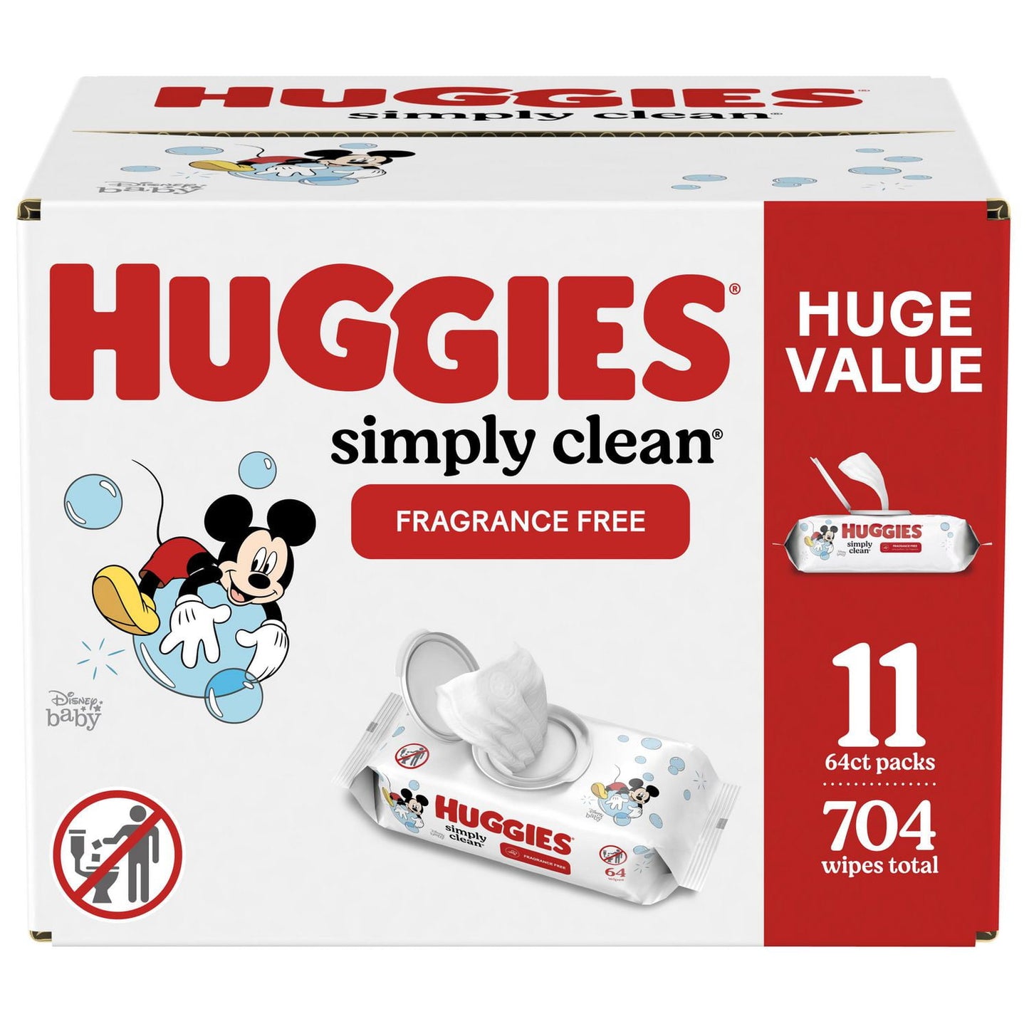 Huggies Simply Clean Baby Wipes