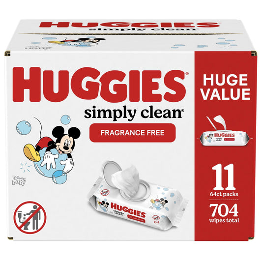 Huggies Simply Clean Baby Wipes