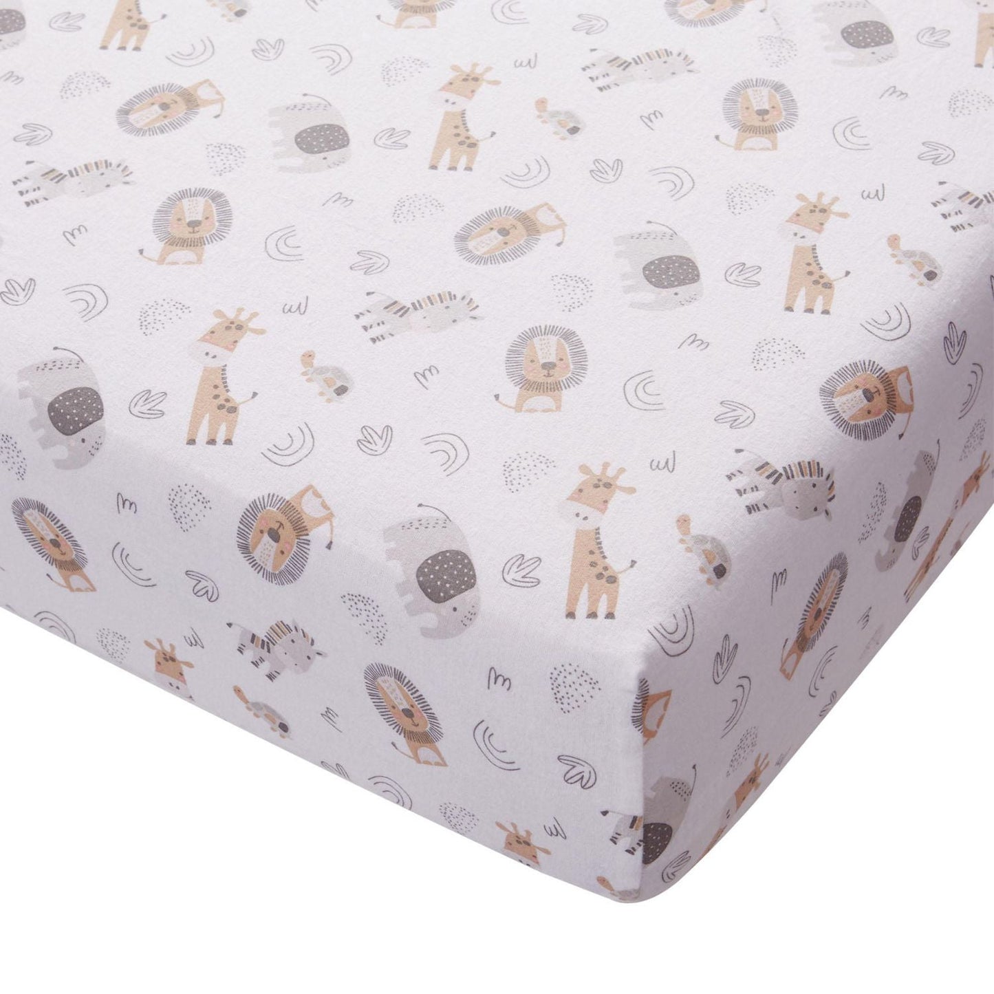 George Baby Organic Flannel Crib Sheet