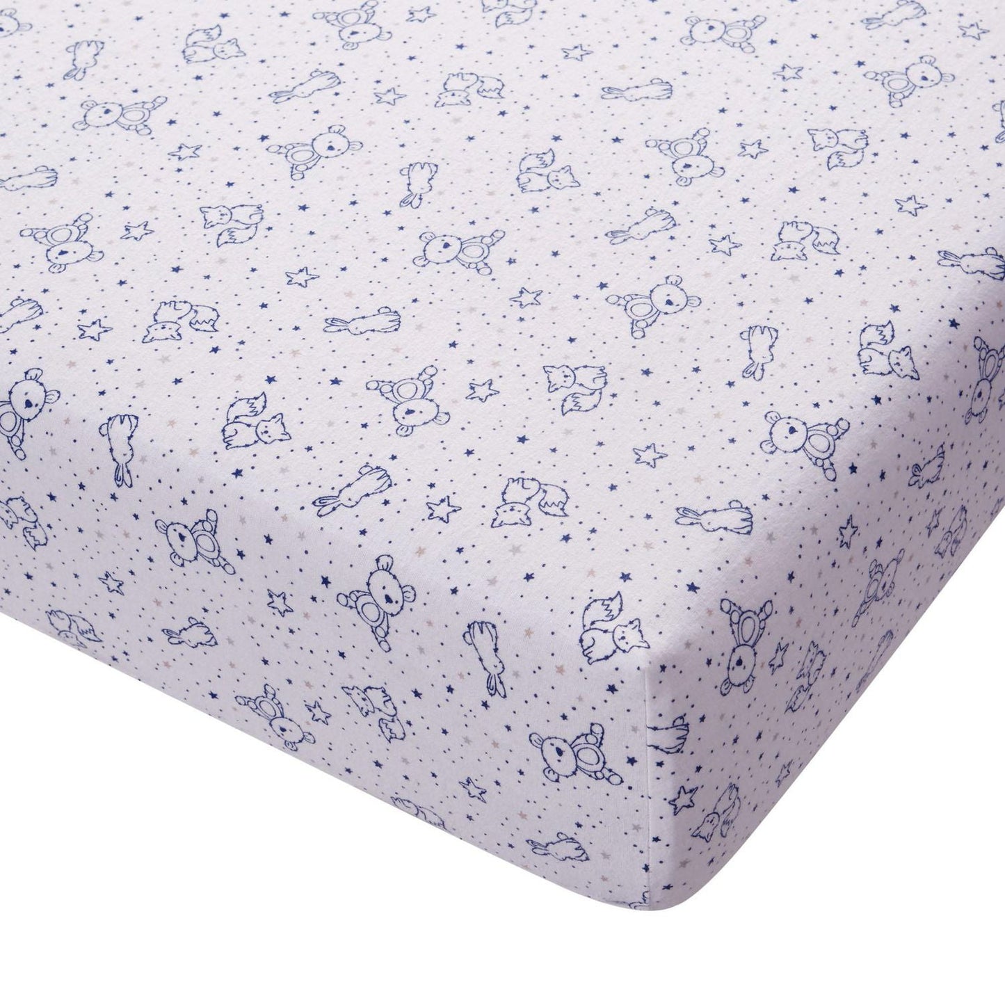 George Baby Organic Flannel Crib Sheet