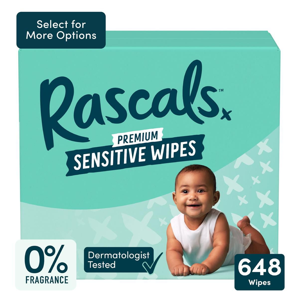 Rascals Premium Diapers + Wipes Bundle (1 Month)