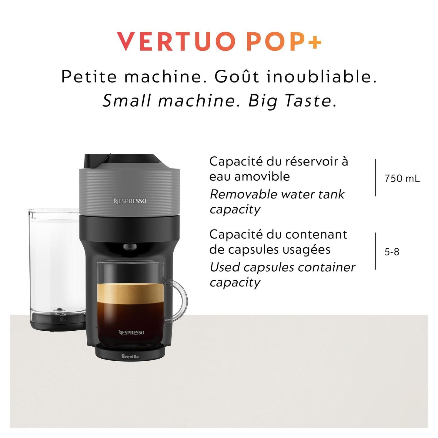 Nespresso Vertuo Pop+ Coffee Machine