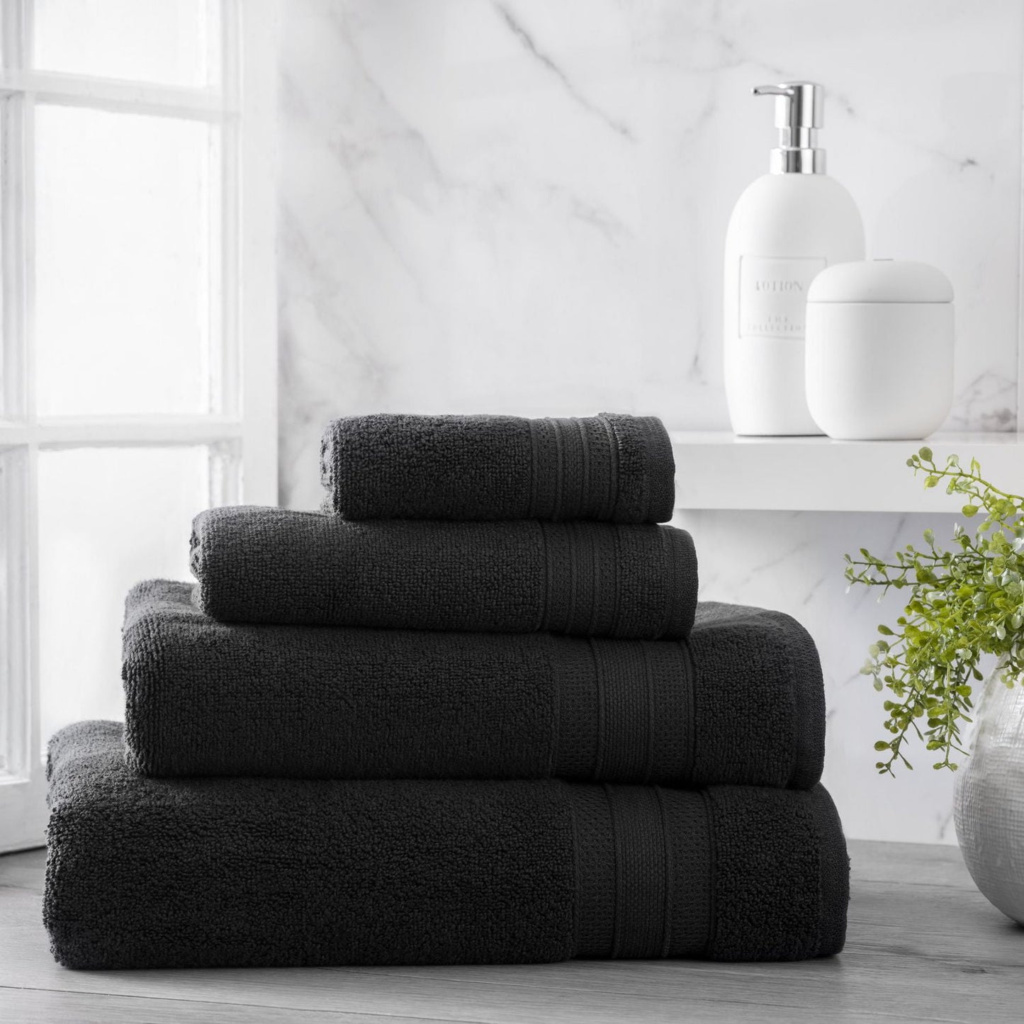 Home Trends Solid Bath Towel 6 Piece Set