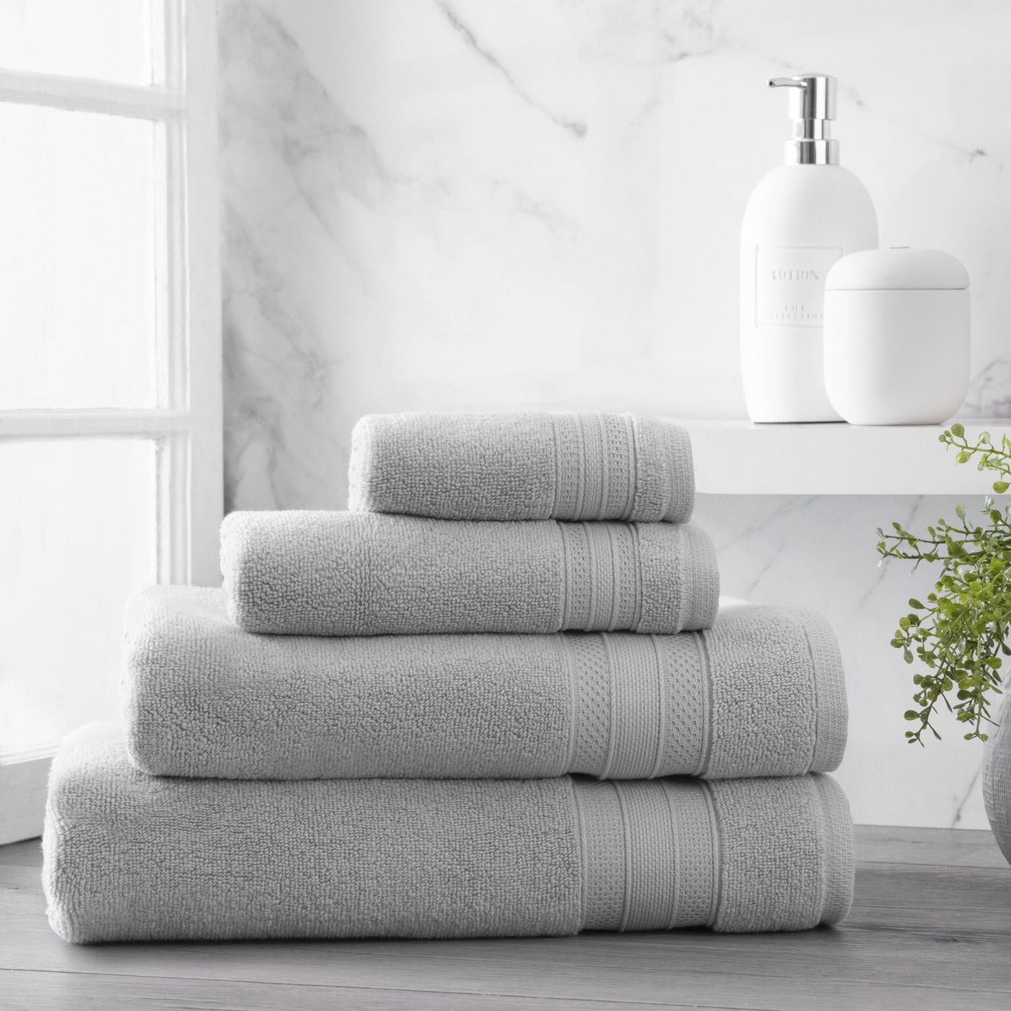 Home Trends Solid Bath Towel 6 Piece Set