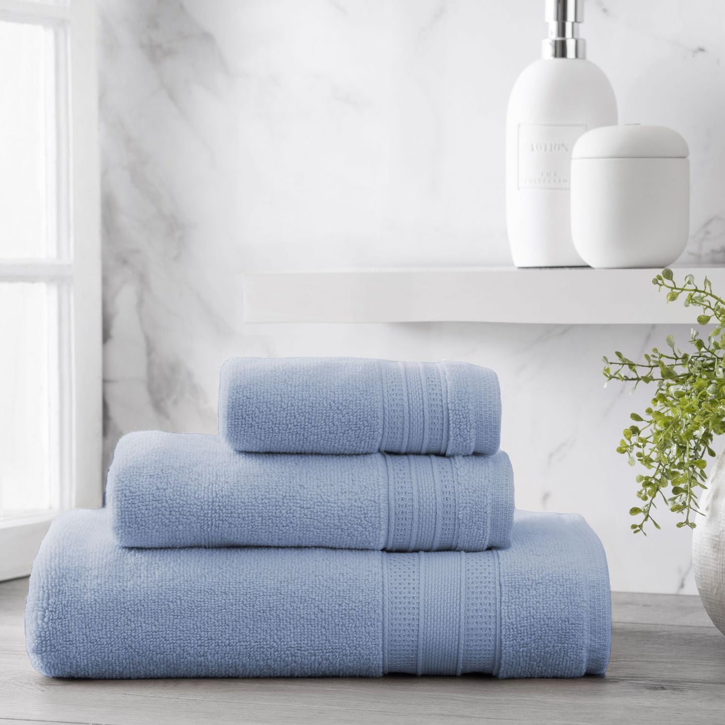 Home Trends Solid Bath Towel 6 Piece Set