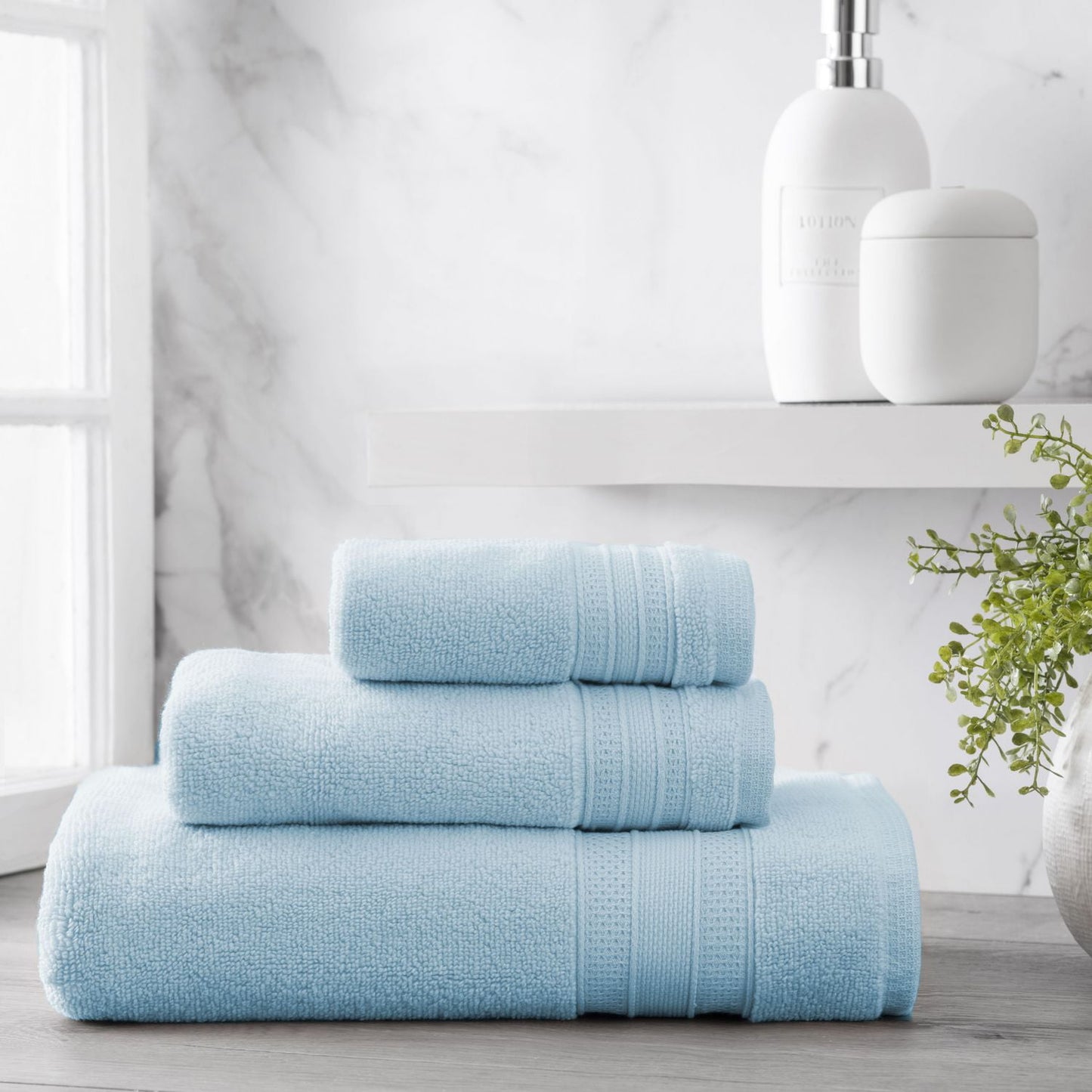 Home Trends Solid Bath Towel 6 Piece Set