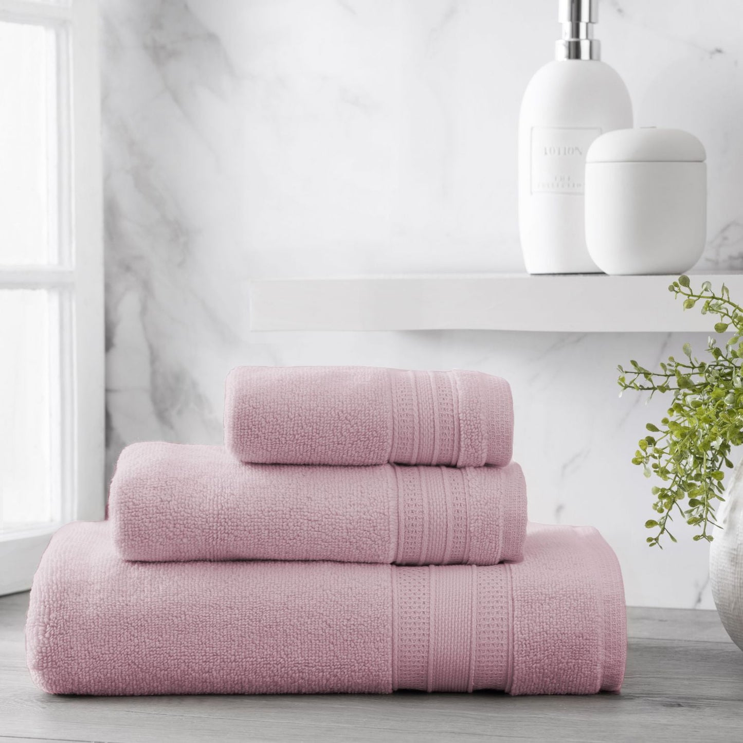 Home Trends Solid Bath Towel 6 Piece Set