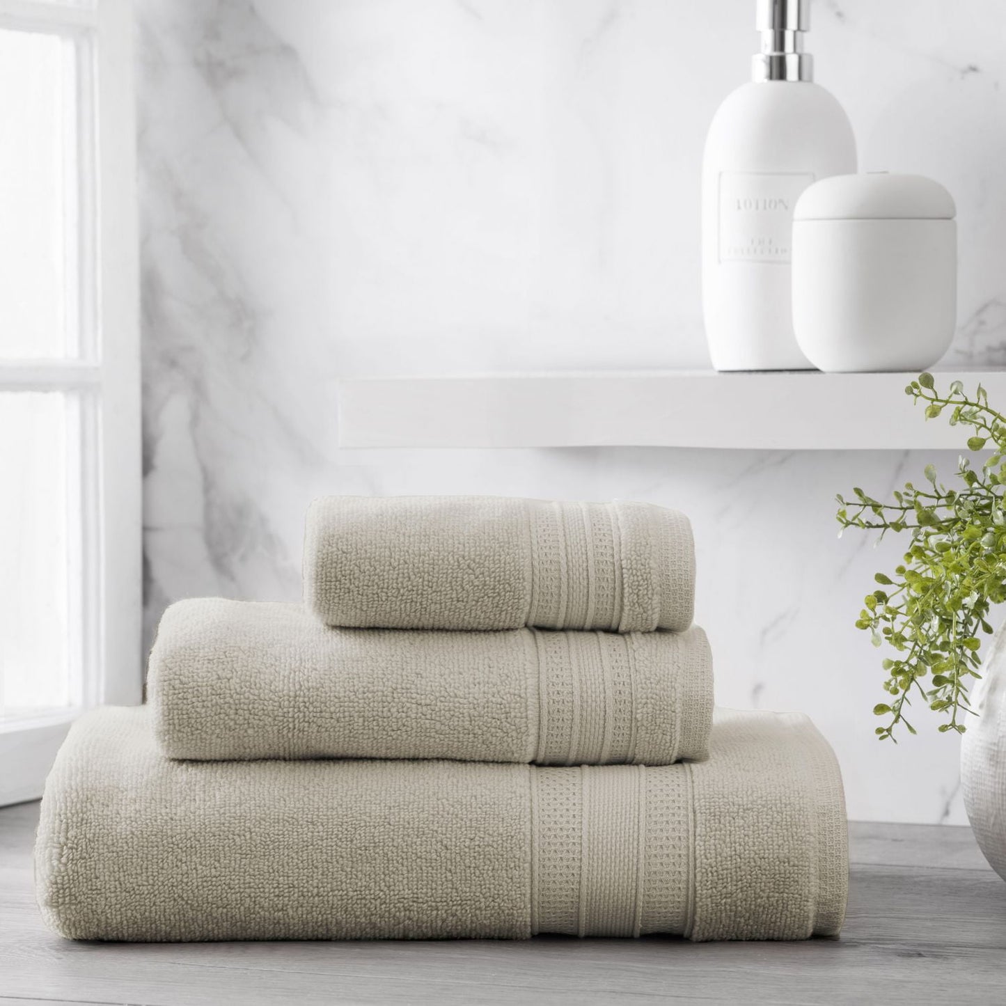 Home Trends Solid Bath Towel 6 Piece Set