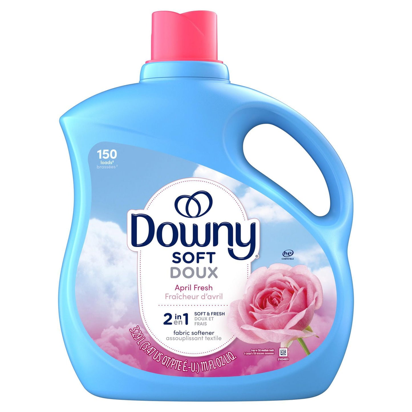 Downy Soft 2 in 1 Liquid Fabric Softener