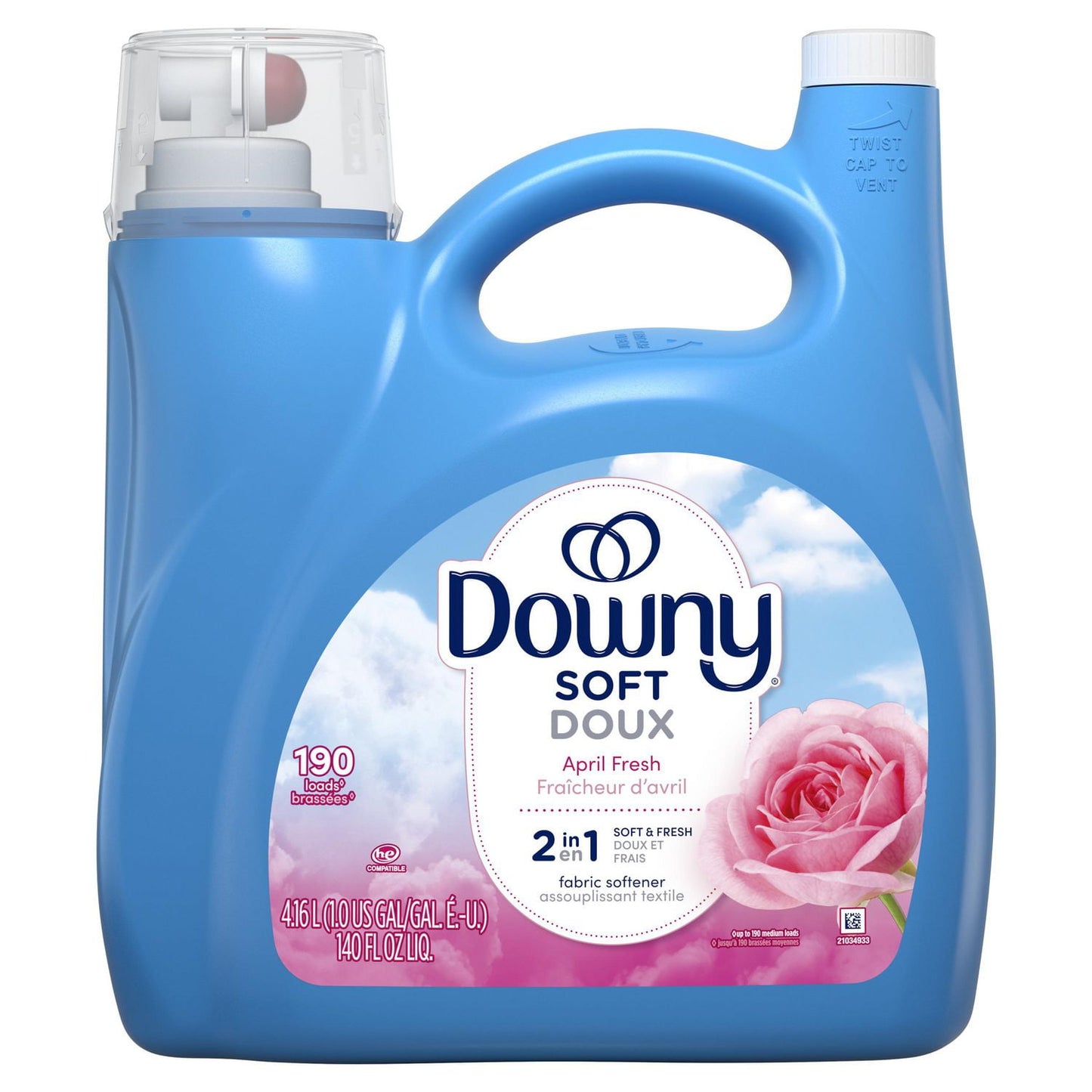 Downy Soft 2 in 1 Liquid Fabric Softener