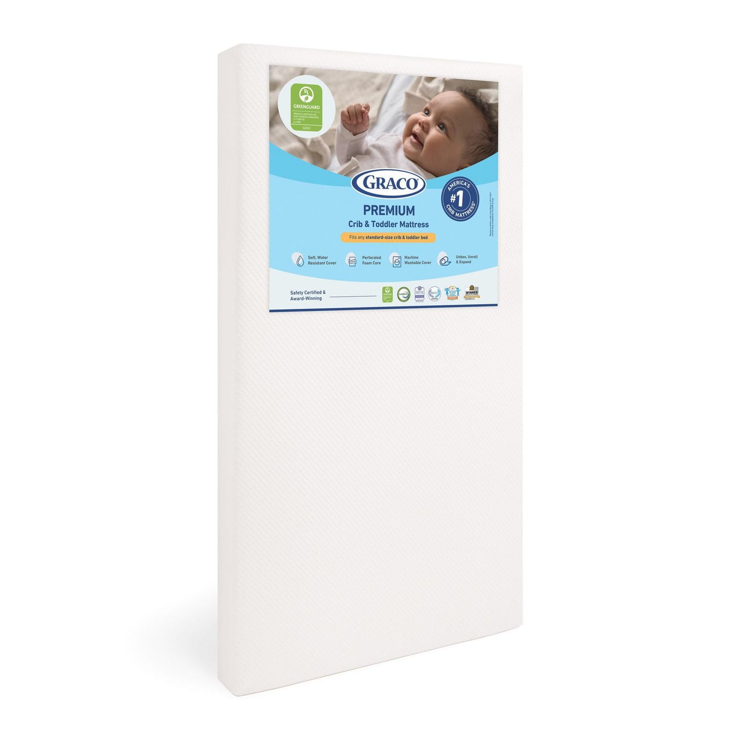 Graco Premium Foam Crib & Toddler Bed Mattress