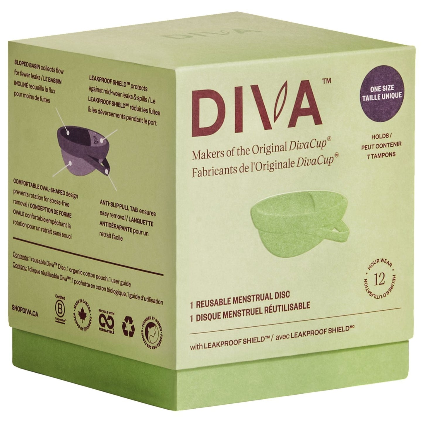 DIVA Disc, Reusable Menstrual Disc