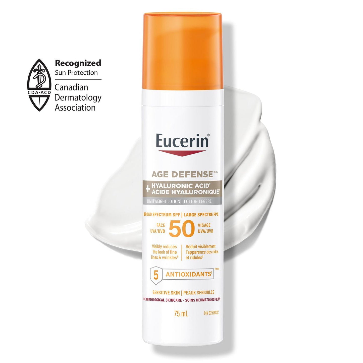 Eucerin Sun Age Defense Face Sunscreen Lotion