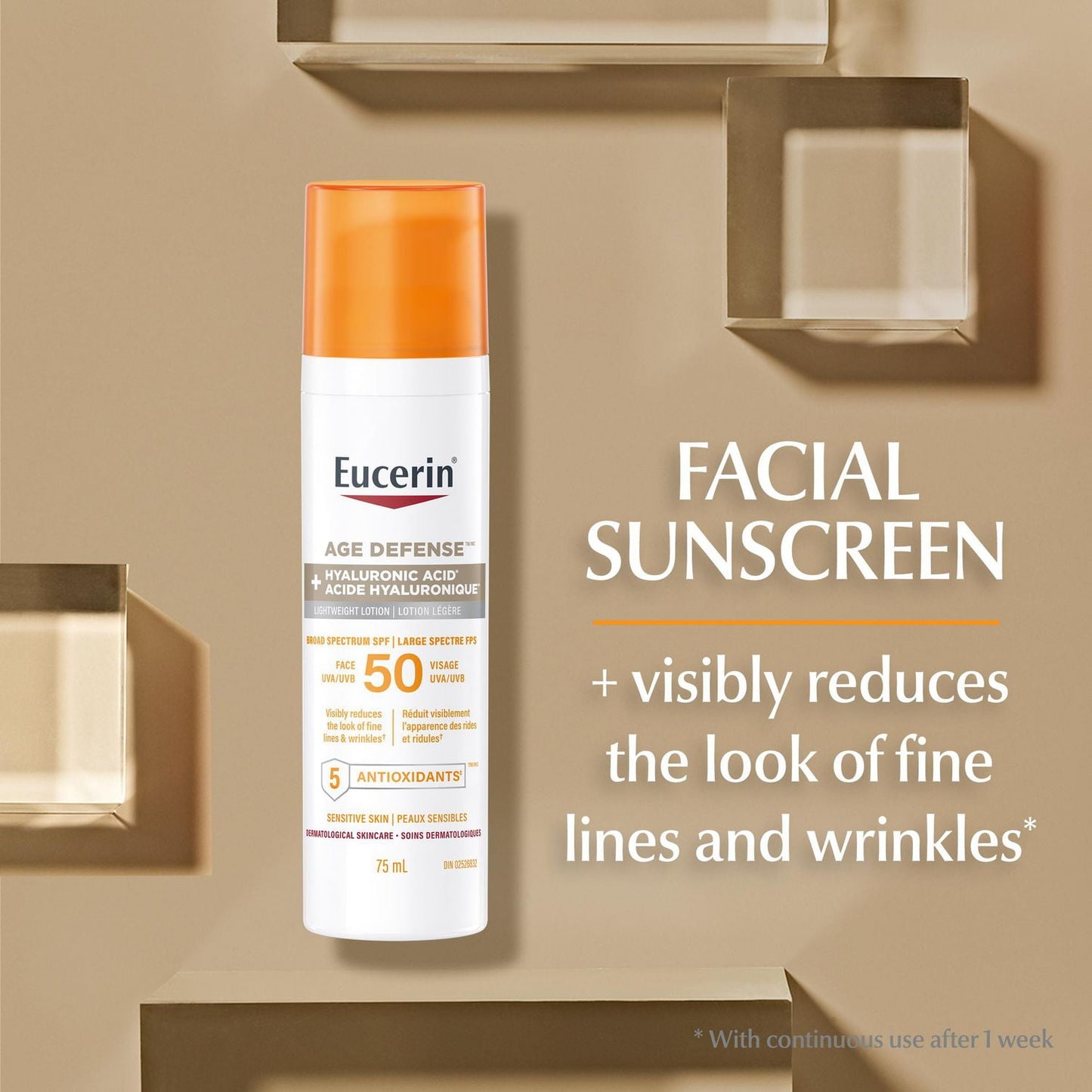 Eucerin Sun Age Defense Face Sunscreen Lotion