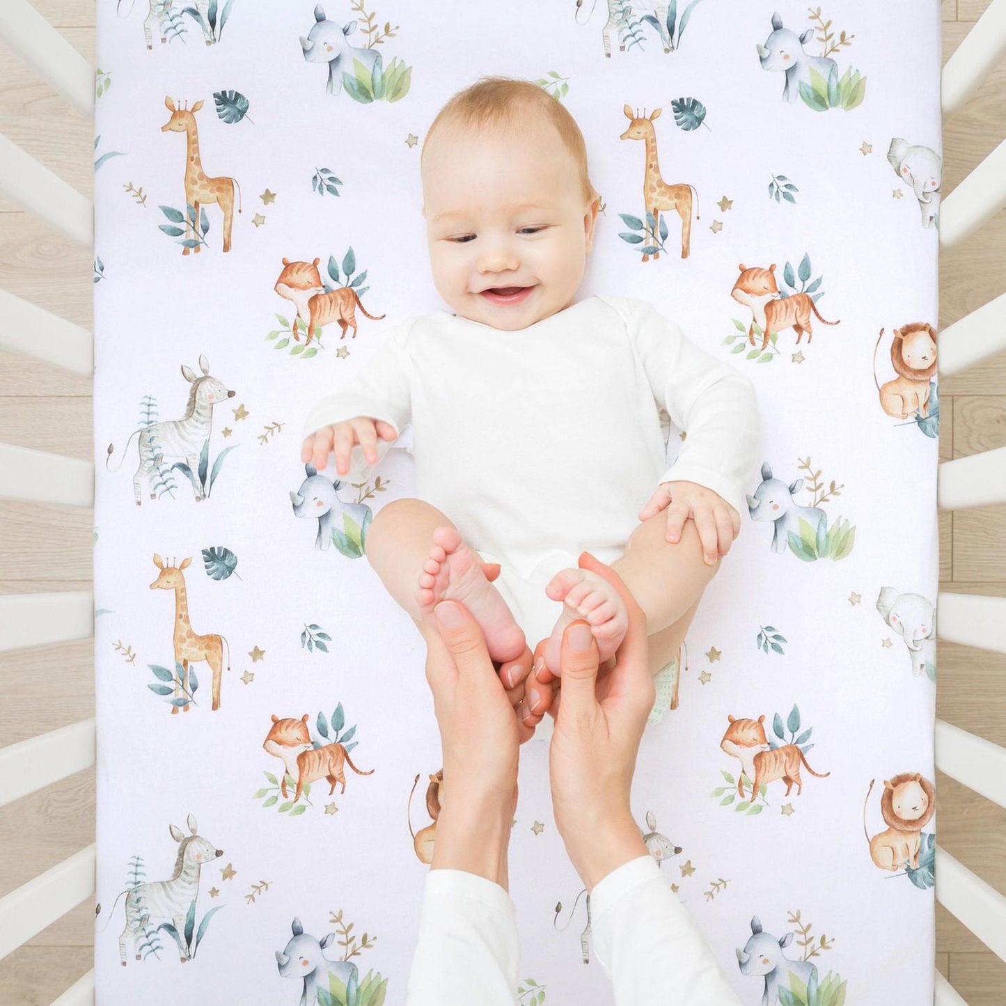 Baby's First by Nemcor Mini Fitted Crib Sheets