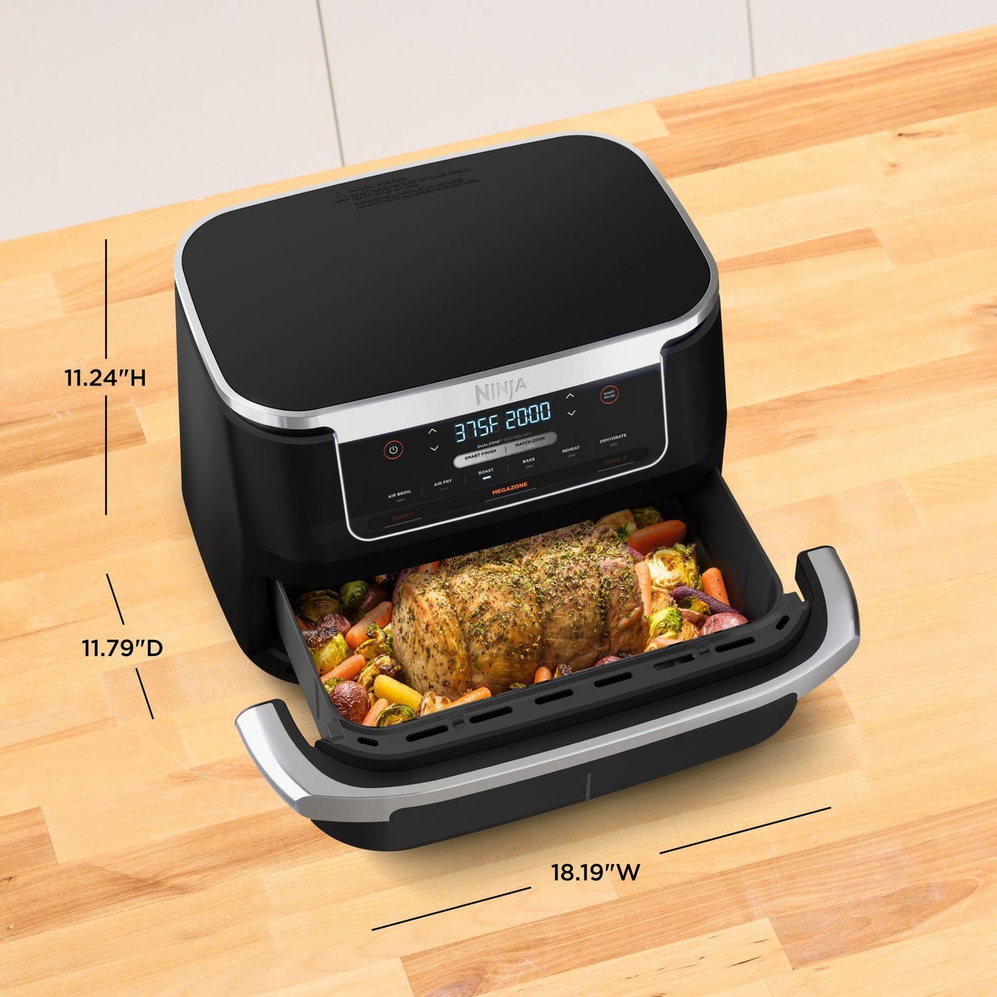 Ninja Foodi FlexBasket Air Fryer with MegaZone