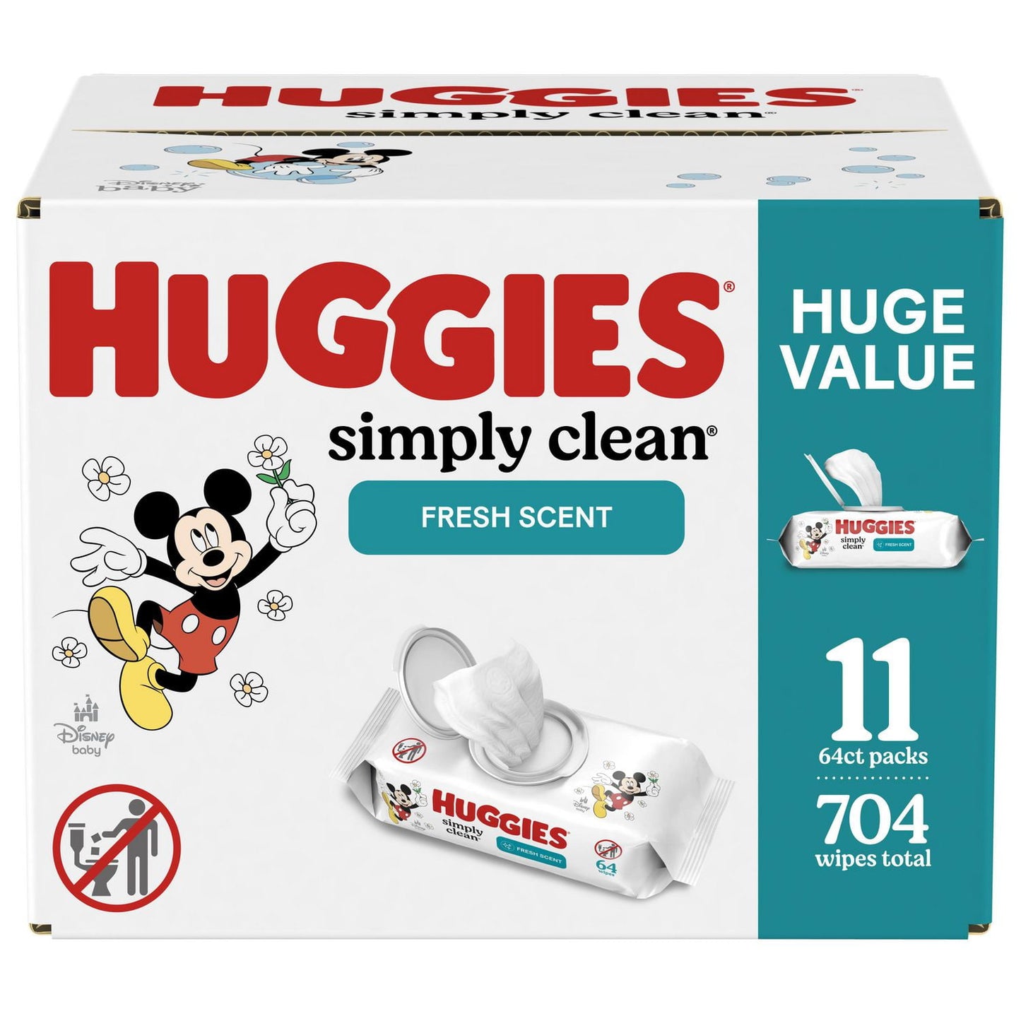 Huggies Simply Clean Baby Wipes