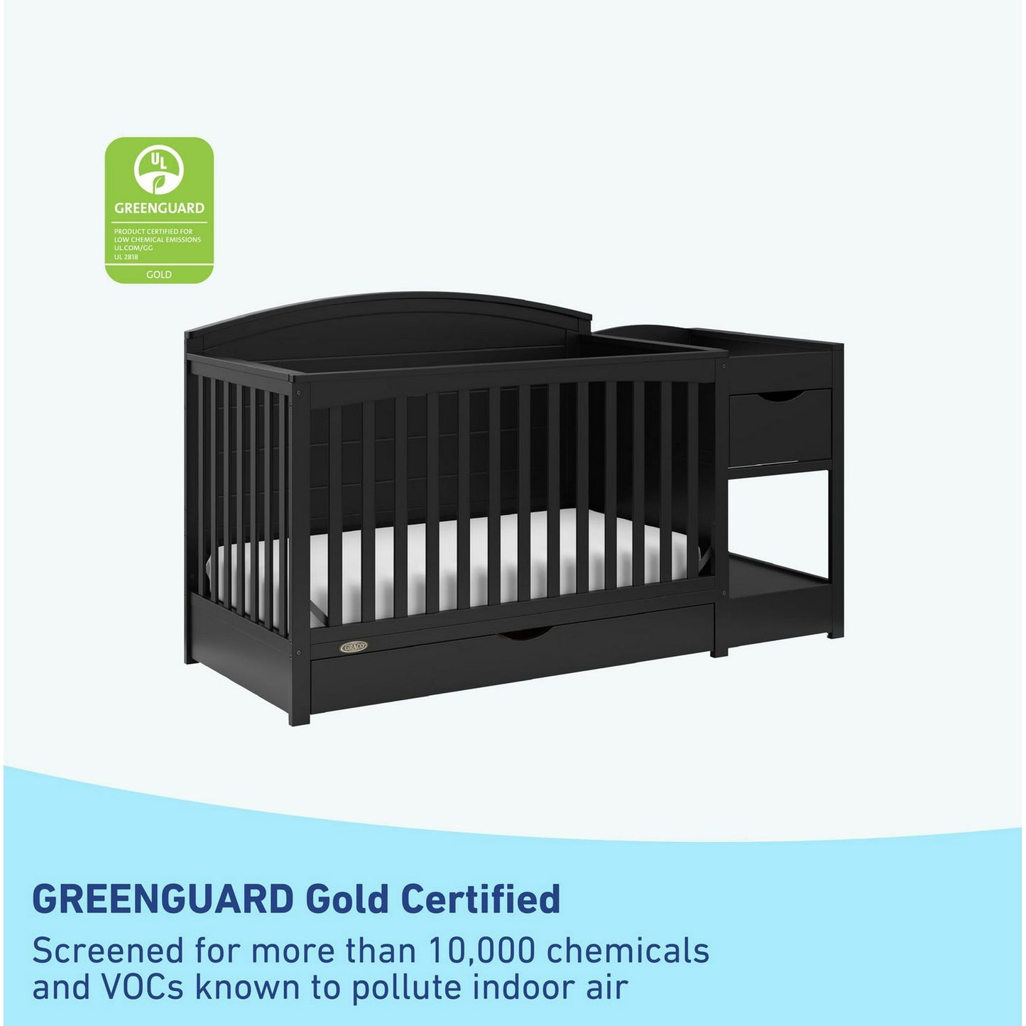 Graco Bellwood 5-in-1 Convertible Crib and Changer